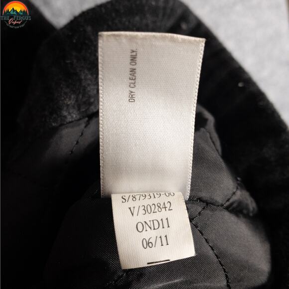 Old Navy Shacket Black Plaid Wool Blend Jacket Button Front Cabin Men's Size XL - Picture 9 of 10